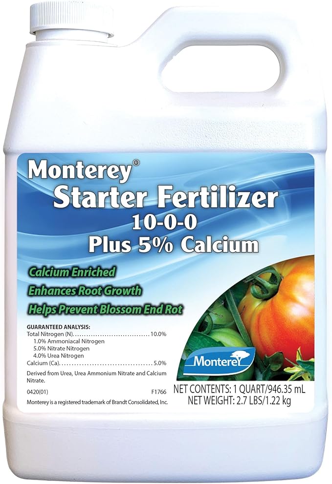 Monterey 32oz Concentrate Starter Fert 10-0-0 5% Calcium