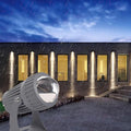 10W Rotation Spot Lights - Long Range LED Floodlights IP66 Waterproof Narrow Beam Spotlight Outdoor Wall Washer Lights Outdoor Architectural Landscape Lighting(Green24V)