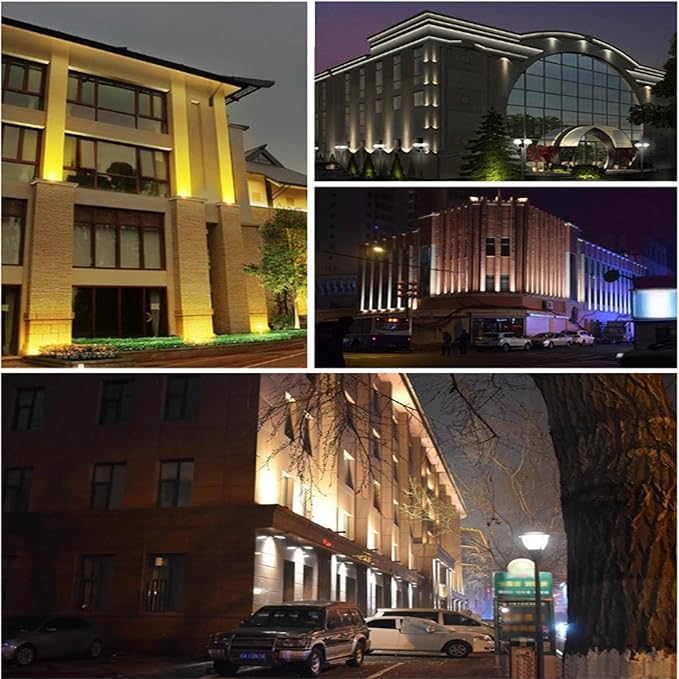 LED Spotlight - AC85-265V Beam of Outdoor Light Spotlight Led Beam Light IP66 Waterproof Long-Range Beam Projection Lights Outdoor Floor Lamp Landscape Lights(Yellow60W(ac85-265V))