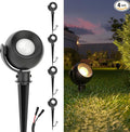 Sunco LED Low Voltage Spotlight Revolver Sphere Shaped Garden Landscape Lights Outdoor [Luces para Jardin] 4W 300 LM 3 CCT: 2700K/4000K/5000K Wet Rated ETL 4 Pack.