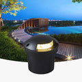 YANYO Ground LED Landscape Lights - Outdoor Buried Lights AC85-110V LED Spotlight IP65 Waterproof Walkable Outdoor Avenues Paths Garden Lighting Recessed Ground Light(Blanc12W) (Purple 18W)