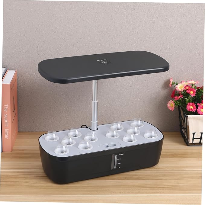 POPETPOP 1 Set Indoor Hydroponics Growing Kit Smart Planting with LED Grow Light Automatic Watering Intelligent Control for Indoor Garden Enthusiasts Design