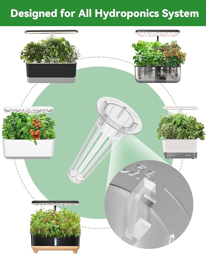 LYKOCLEAN 8 Pods Gourmet Herb Seed Pod Kit and 8 Pods Vegetables Seed Pod Kit Compatible with Aerogarden idoo Ahopegarden Letpot Hydroponics Growing System
