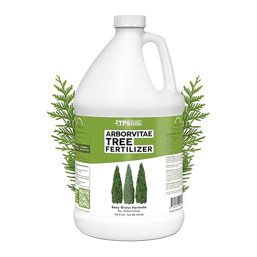 Arborvitae Tree Fertilizer – Liquid Plant Food for Fuller Green Foliage Faster Growth &amp Stronger Root Development 1 Gallon
