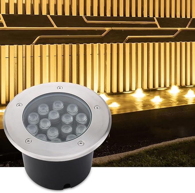 Underwater LED Landscape Light - Recessed Underwater Light 24V Low SpotlightRed-12W