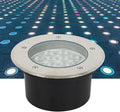 LED Landscape Lights Round Underground Light IP66 Waterproof Outdoor Embedded Ground Light for Garden Driveway Deck Patio Yard Step Spotlight AC85-110V