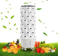 Hydroponics Growing System Aeroponic Tower Garden System Vertical Hydroponic Garden Tower for Gardening Lover for Herbs Fruits and Vegetable(150cm/59in)