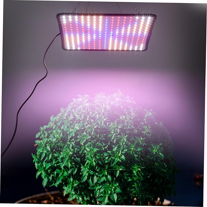1set Hanging Led Plant Grow Light Dimming for Indoor Plants Lightweight Design Suspension Chain for Greenhouses and Labs Compatible