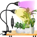 Grow Light for Indoor Plants Growing Juhefa Gooseneck Clip-on Plant Lamp for Seedlings Succulents Seed Starting3 Modes &amp 10-Level Brightness with Timer 3 9 12 Hrs