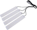 SUNGOOYUE Dimmable LED Grow Light Panel 384 LEDs Smart Timing 4 Brightness Levels Promote Plant Growth Memory Function Brightness Adjustment from 25% to 100% Aluminum Material