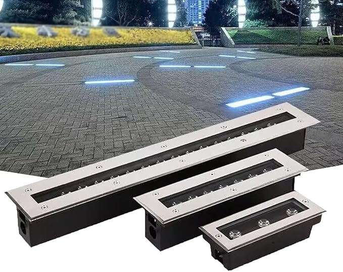 Ground LED Landscape Lamp - 9W Outdoor Buried Lights IP65 Waterproof Low Voltage Spot Light for Driveway Patio Step IlluminationBlue 85245V(36W)