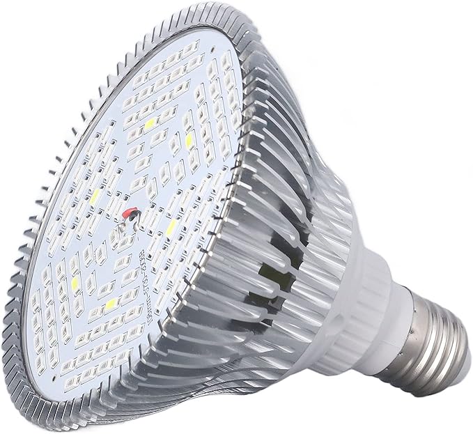 GLOGLOW Energy Saving LED Grow Lamp with Full Spectrum Light Efficient Plant Growth 80W 120 Beads for Indoor Gardening (80W 120 Beads)