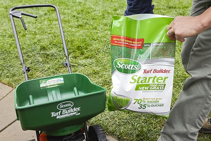 Scotts Turf Builder Starter Food for New Grass Lawn Fertilizer 3 lbs. (12-Pack)