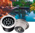 LED Ring Fountain Light - 12V IP68 Waterproof Submersible Landscape Spotlight for Garden and Pool