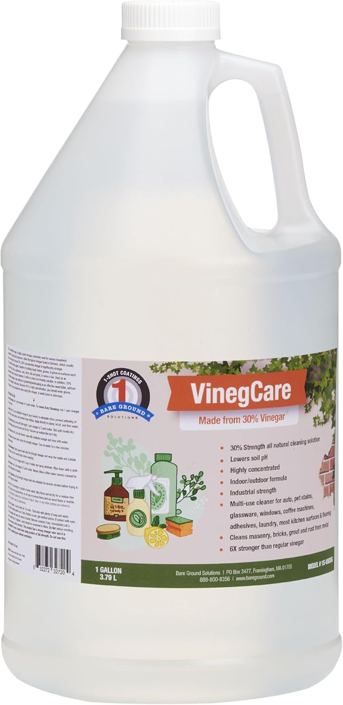 Trident’s Pride Organic Fish Fertilizer (1 Gal) + 30% Industrial‑Grade Vinegar Cleaner – Garden &amp Outdoor Bundle