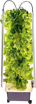 Hydroponics Growing System Hydroponics Growing System Vertical Hydroponic System of Rain Greenhouse Garden Indoor Hydroponics Tower with Led Light Gardening Planter Hydroponics Kit Indoor G