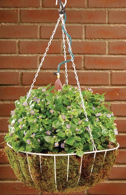 Orbit 56318 Hanging Basket Flex-Mist Watering Kit with Hose-End Timer ((Pack of 3))