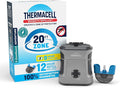 Thermacell Mosquito Repellent Rechargeable Adventure EX-Series EX90 Patio Shield with 9-Hour Battery Includes 12-Hour Refill Rubber Armor &amp Carabiner Scent Free Bug Spray Alternative