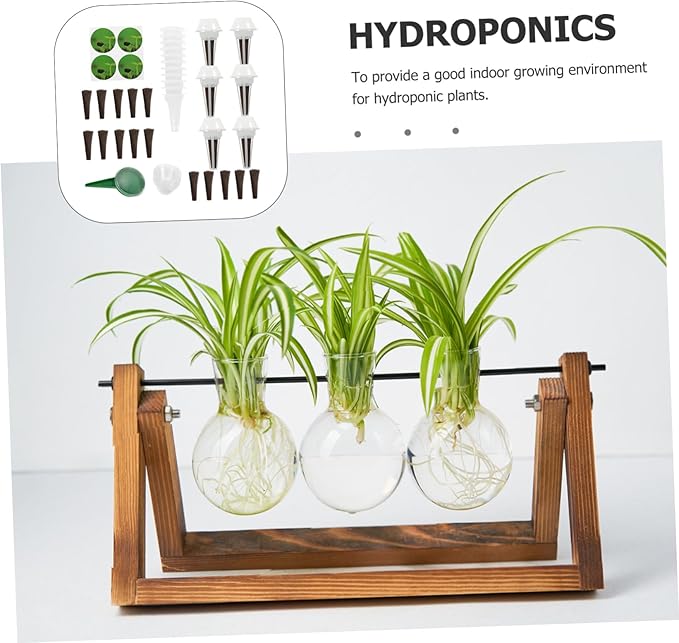 Mikikit 1set Hydroponics Transparent Humidity Domes for Indoor Gardening for Planting Tomatoes Flowers and More Soilless Cultivation