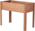 Raised Garden Bed with Legs Elevated Wooden Planter Box for Outdoor Plants Flowers Fruits Vegetable Herb Growing