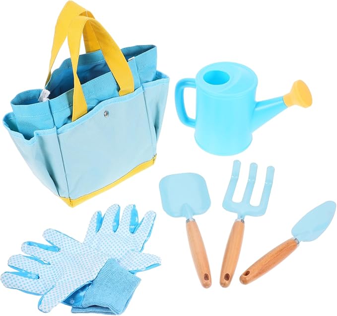 1 Set Garden Tool Set Shovels Rake for Lightweight Planting Tools with Watering Pot Digging for Outdoor Gardening Activities