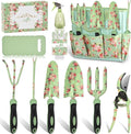 2 Garden Tool SetGreen 10 Piece Garden Tools Green 9 Piece Gardening Tools