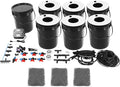 Hydroponics Growing System Kit 120V Outdoor Hydroponics Growing System with 7 Hydroponic Pots &amp Air Pump Hydroponic Planters Hydroponic Buckets for Urban Farmers Hobbyists (Complete Set)