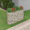 Gabion Raised Bed Planter Basket Pot Wall Outdoor Garden Lawn Patio Border Gardening Flower PlantGabion Cages Basket 74.8x19.7x39.4