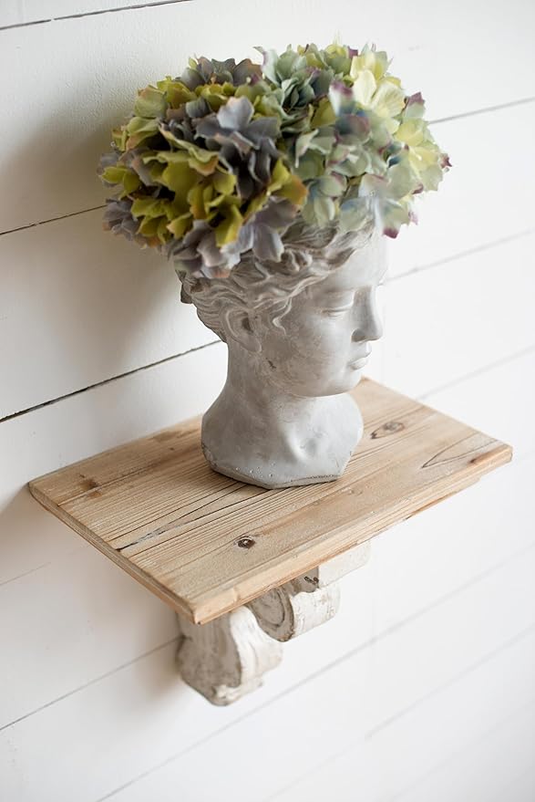 Cement Head Planter Indoor Outdoor Home GDecor D6 x 9