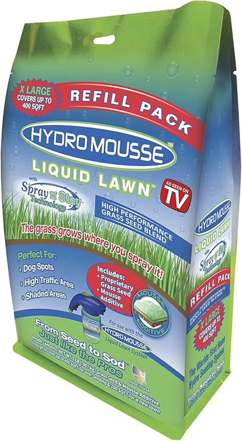 Hydro Mousse - Liquid Lawn Refill Pack 2lb Bag (Covers 400sq. ft.)