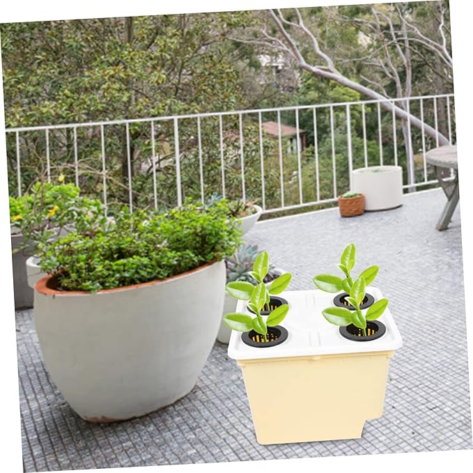 4holes Plastic Planting Baskets Hydroponics System for Garden Supply Hydroponic Baskets