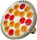 E27 LED Plant Grow Light 54W Par38 Full Spectrum Phyto Grow Box for Flower Seed Growth Hydroponics Veg Growing (Color : 12yellow 6red)