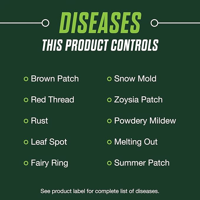 Scotts Turf Builder Healthy Plus Lawn Food 2-in-1 Fungicide and Fertilizer Helps Grass Withstand Summer Stress 8000 sq. ft. 27.40 lbs.