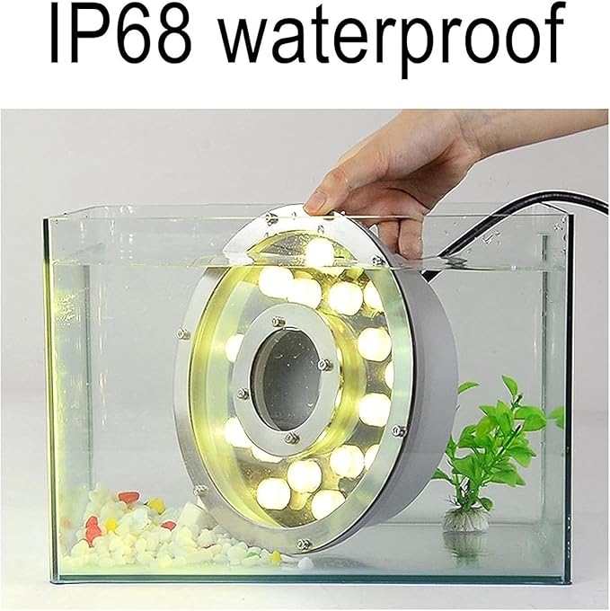 Underground Light Ground Lights Waterproof Stainless Steel Swimming Pool Underwater Light Submersible Underwater Landscape Spotlight(24w85-265V) (24w 85265V)