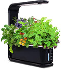 Elevon Hydroponic Growing System 12-Pod Indoor Garden with LED Grow Light &amp Height-Adjustable Stand Quiet Smart Pump Germination Kit Fresh Harvest Hydroponic Planter for Herbs/Vegetables Black