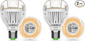 SANSI 300W Equivalent A19 LED Light Bulb 4500 Lumens 3000K Light Bulbs Non-Dimmable E26 LED Bulb with Ceramic Technology 22.5 Years Lifetime 30W Power Energy Saving for Home Workspace (Pack of 2)