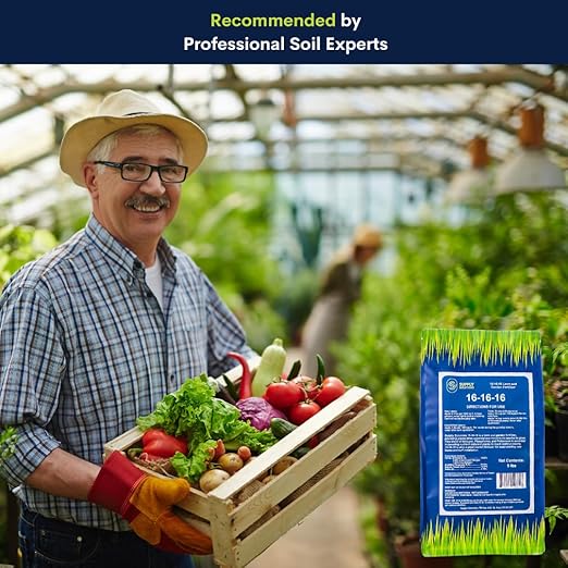 Supply Solutions 16-16-16 Complete Lawn &amp Garden All Purpose Granular Fertilizer - The Ultimate Plant Food for Lush Greenery &amp Vibrant Blooms - for All Plants Vegetables Fruits and Berries