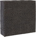 Large Raised Garden Bed Planter Black Water Hyacinth Steel Frame 4 Removable Pots 31.1 Inch for Indoor Living Room Gardening