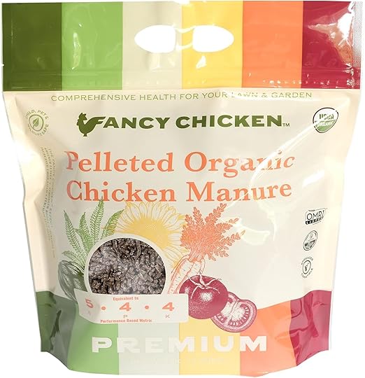 Premium Manure – 5lb Pelleted Organic Chicken Manure Fertilizer with Natural Performance Enhancers | All-Natural Plant Food Ideal for Vegetables Gardening &amp Farming USDA
