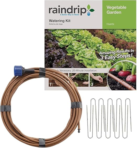 Raindrip R567DT Drip Watering Vegetable Garden Kit (4)