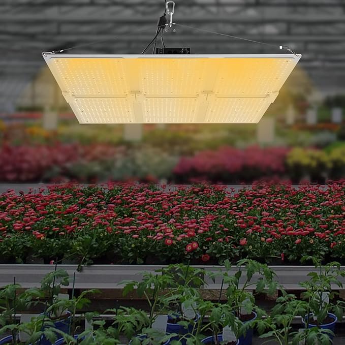 LED Grow Light 660W Full Spectrum LM301B Diodes and Driver Hanging Indoor Grow Lamp for Plants Veg to Flower Bloom Dimmable &amp Daisy Chain Grow Tent