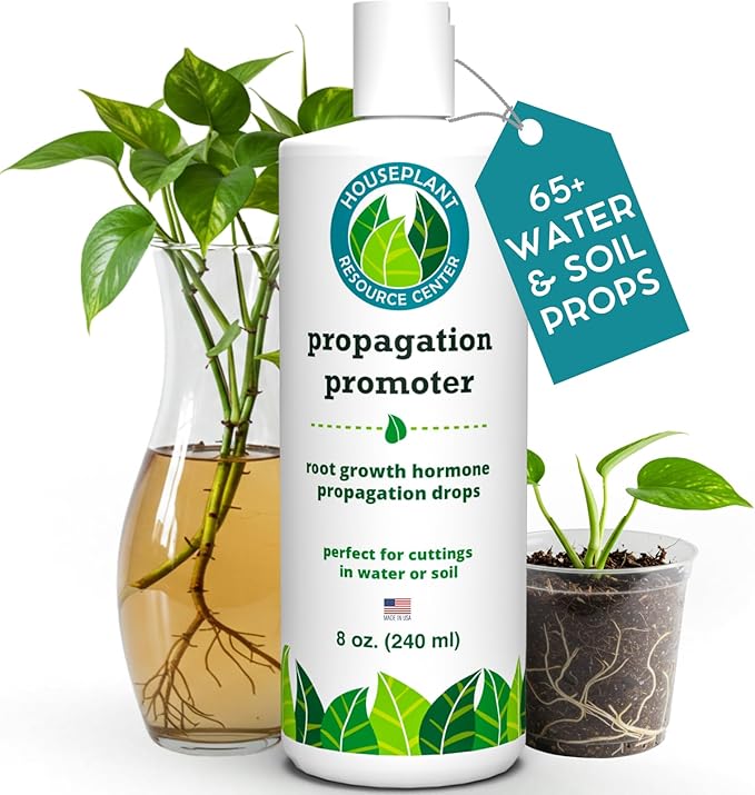 Houseplant Prop Drops - Propagation Promoter &amp Root Growth Hormone | Root Stimulator for Cuttings | Supports Stronger Healthier Plants | Easy-to-Use Liquid Formula for Water &amp Soil Propagatio