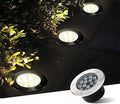 LED Landscape Lights - Outdoor Buried Lights Round Decorative Lighting Light IP67 Waterproof Embedded Led Spot Lights Garden Patio Floor lamp RGB with remotGreen-36W