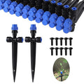 Drip Irrigation Emitterswith Adjustable 360 Degree Water Flow Drippers Atomization Sprayer for 1/4 inch TubingGarden Drippers Sprinker for House Garden Watering System (36pcs-Atomization Sprinker)