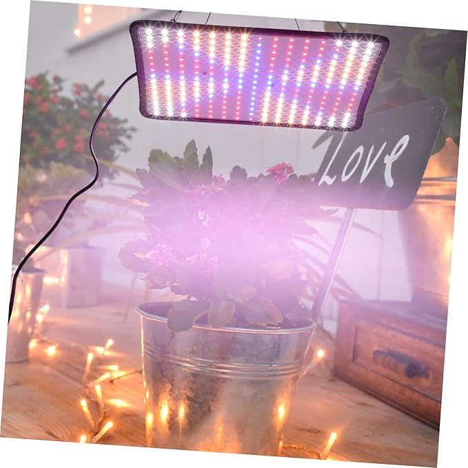 ibasenice 1set Indoor Led Plant Growth Light Led Dimmable Panel for Indoor Plants Includes Hanging Chain for Greenhouse and Hydroponics Use