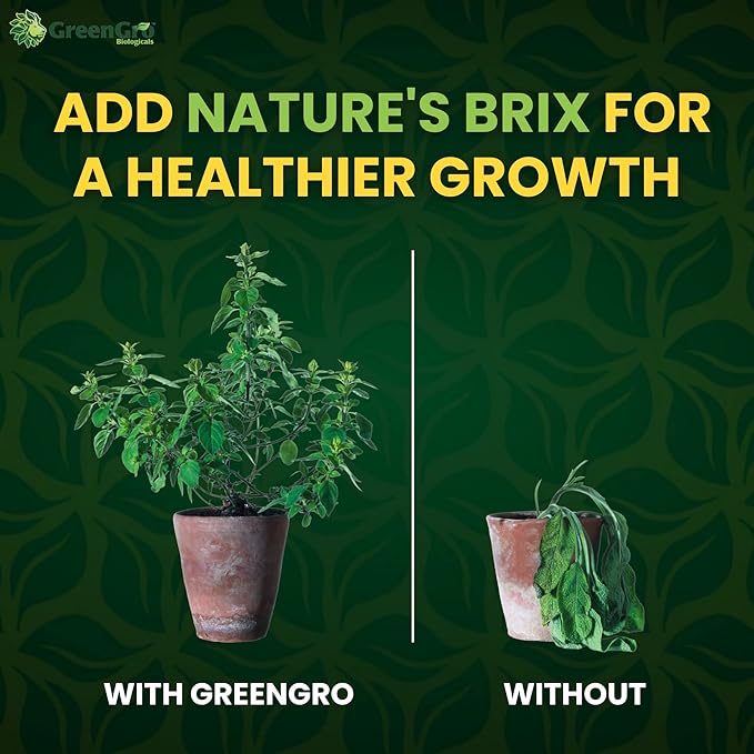 GreenGro Nature’s Brix 0-0-2 Premium Plant Microbe Food for All Gardening Methods Increases Brix Levels and Resin Production (5 lb)