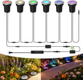 L LOHAS LED RGB Dusk to Dawn Low Voltage Pathway Lights &amp Spotlight