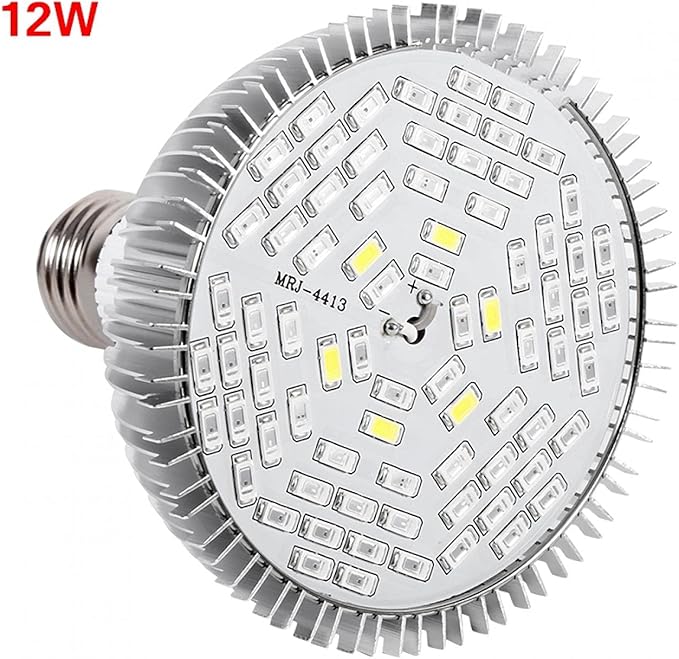 EVTSCAN 1pc 30W 50W 80W Full Spectrum E27 LED Plant Grow Lamps Horticulture Growing Light for Garden(78LED)