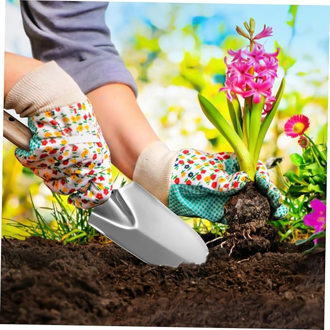 1Set Garden Tools Set Trowel Kit with Smooth Handles Gardening Men and Women Multi Functional Hand Tools for Planting and Pruning