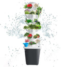 Hydroponic Growing Tower Vertical Planter Germination Kit Outdoor Indoor Vertical Garden Home Gardening for Indoor and Vegetabl